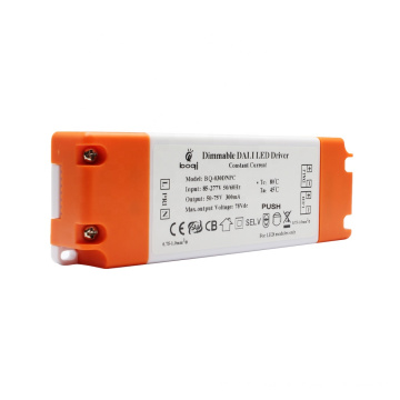 Wholesale Factory DALI dimmable 24w push led driver 300mA TUV CE